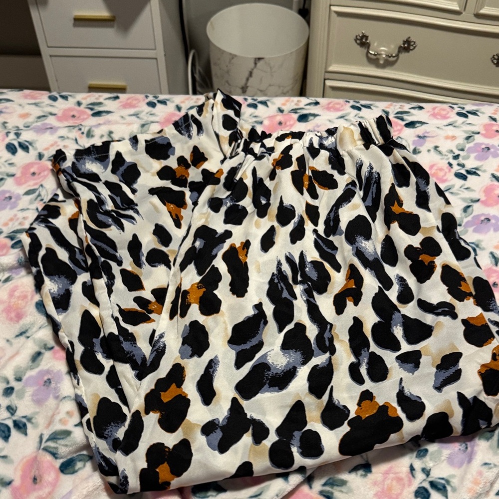 Leopard Print Pants